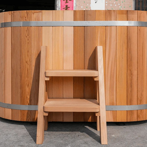 Cedar-Cold-Bath-Tub-Outdoor-Spaces-Indoor-Spa-Rooms-Versatile-Oval-Hotels-Villas-Bathrooms-Kitchens-Gyms-Sauna