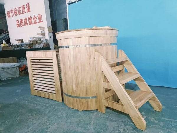 modern-spa-tub-traditional-wood-ice-bath-barrel-indoor-outdoor-wellness-fitness-cold-plunge-soaking-steps