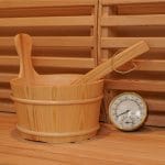 the bucket, ladle, and thermometer