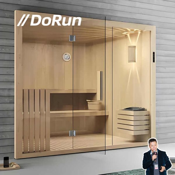 Luxury Indoor High Quality Custom Square Far Infrared Steam Sauna - Image 3
