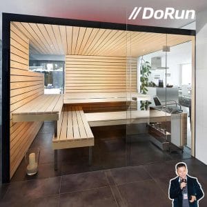 2025 Full Spectrum Infrared Dry Steam Wet Steam Indoor Sauna Room