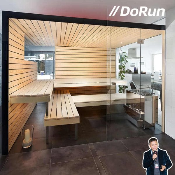High Quality Indoor Custom Square Far Infrared Steam Sauna Solid Wood - Image 9