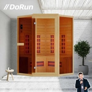 Modern Style Indoor Sauna Canadian Cedar High-end Customization Luxury Sauna