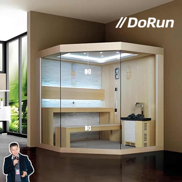 High Quality Indoor Custom Square Far Infrared Steam Sauna Solid Wood - Image 6