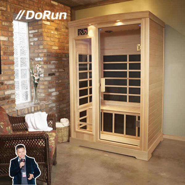 High Quality Indoor Custom Square Far Infrared Steam Sauna Solid Wood - Image 4