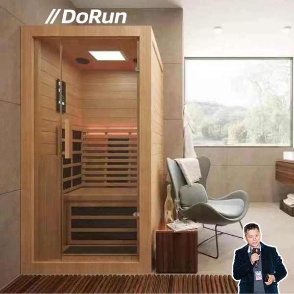 Indoor Garden Sauna with Red Cedar Wood Traditional Sauna - Image 3