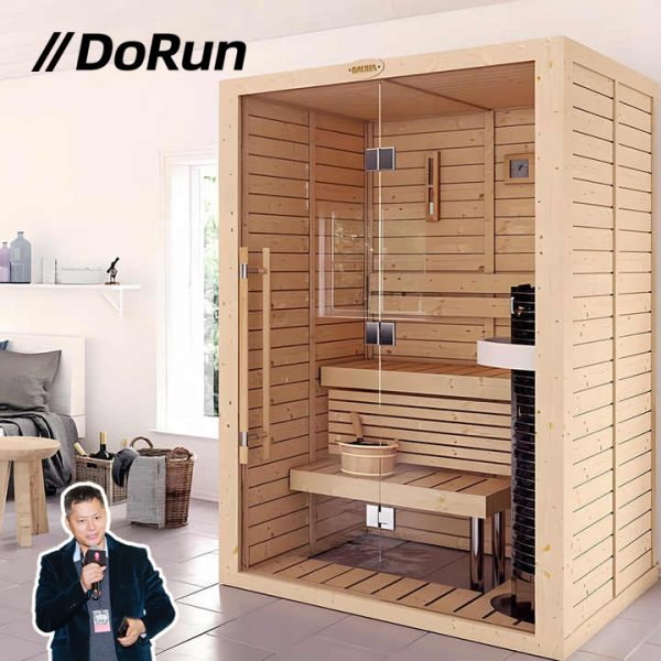 Indoor Garden Sauna with Red Cedar Wood Traditional Sauna - Image 9