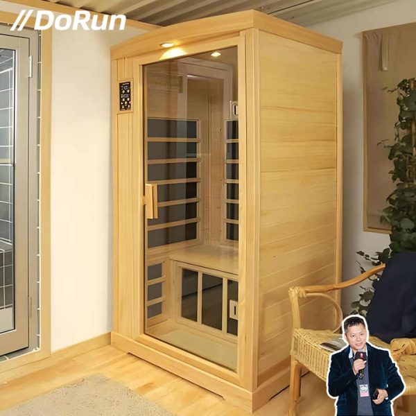 High Quality Indoor Custom Square Far Infrared Steam Sauna Solid Wood - Image 2