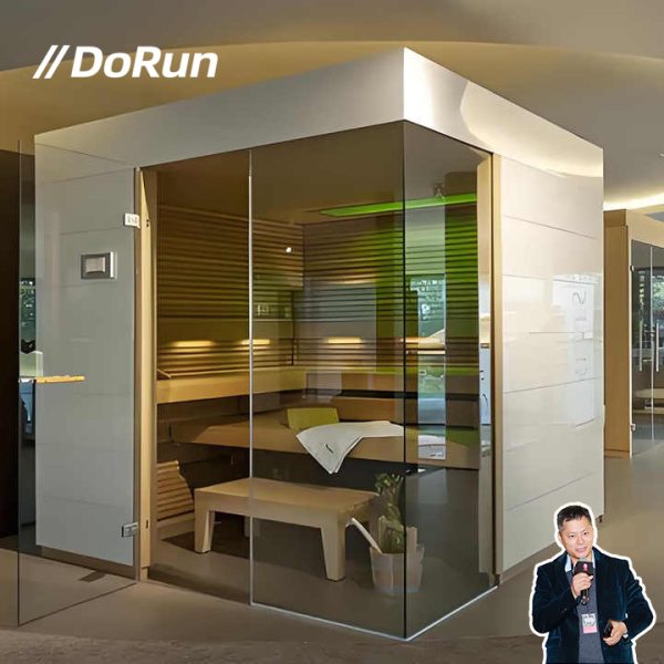 Luxury Indoor High Quality Custom-Built Square Far Infrared Steam Modern Design Sauna