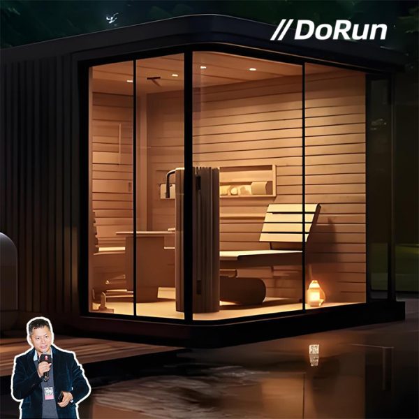 Manufacturer Priced Red Cedar Spa Shower Bath Sauna Room - Image 4