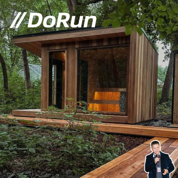 Custom 4-8 Person Outdoor Traditional Steam Sauna - Image 9