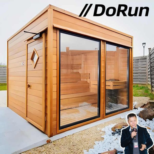 Outdoor Red Cedar  Cube Sauna Room for 6 8 People - Image 6